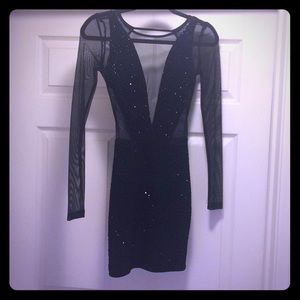 Sexy black sparkle dress!